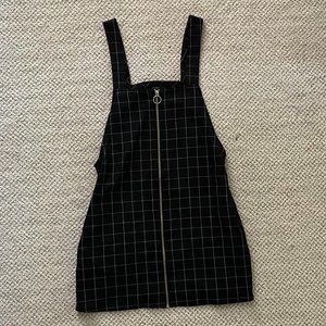 Forever 21 Checkered Overall Dress